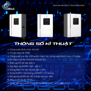 Inverter/ Biến Tần Hybrid CHISAGE ERIS 6.6kw - Eris-6.6G1-LE